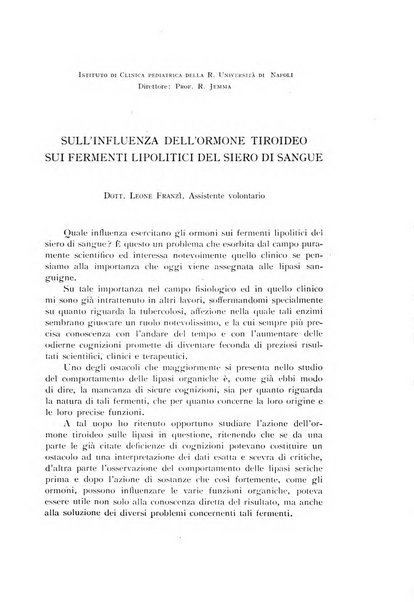 Fisiologia e medicina rassegna mensile