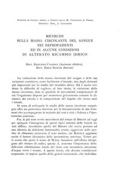 Fisiologia e medicina rassegna mensile