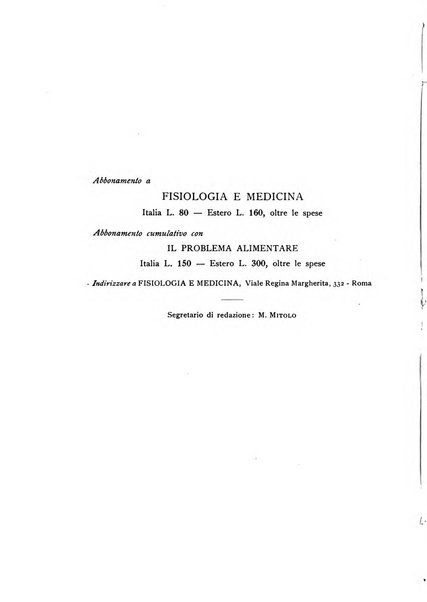 Fisiologia e medicina rassegna mensile