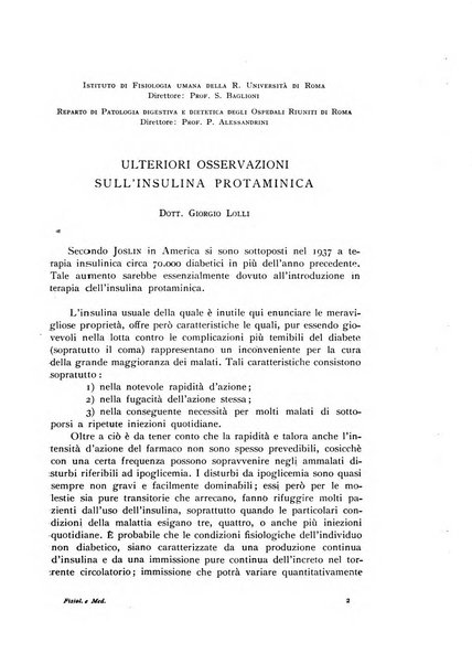 Fisiologia e medicina rassegna mensile