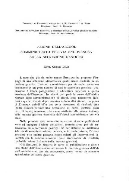 Fisiologia e medicina rassegna mensile