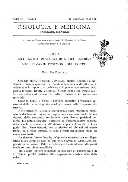 Fisiologia e medicina rassegna mensile