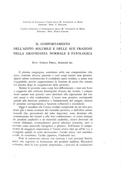 Fisiologia e medicina rassegna mensile