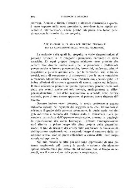 Fisiologia e medicina rassegna mensile