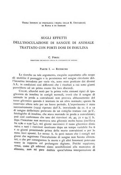 Fisiologia e medicina rassegna mensile