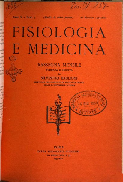 Fisiologia e medicina rassegna mensile