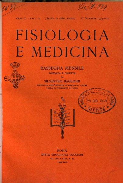 Fisiologia e medicina rassegna mensile