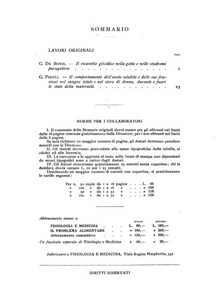 Fisiologia e medicina rassegna mensile