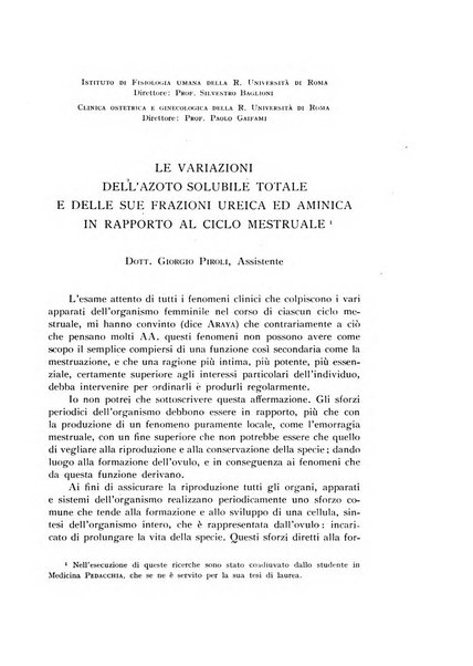 Fisiologia e medicina rassegna mensile