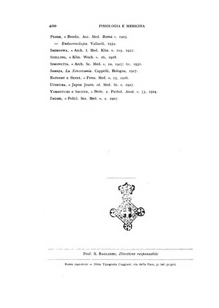 Fisiologia e medicina rassegna mensile