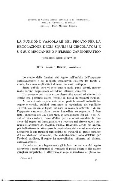 Fisiologia e medicina rassegna mensile