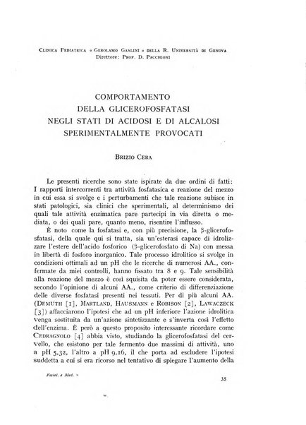 Fisiologia e medicina rassegna mensile