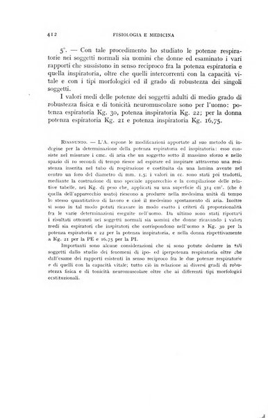 Fisiologia e medicina rassegna mensile