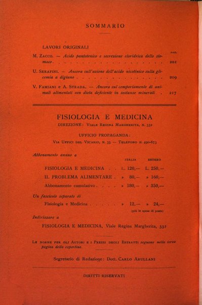 Fisiologia e medicina rassegna mensile