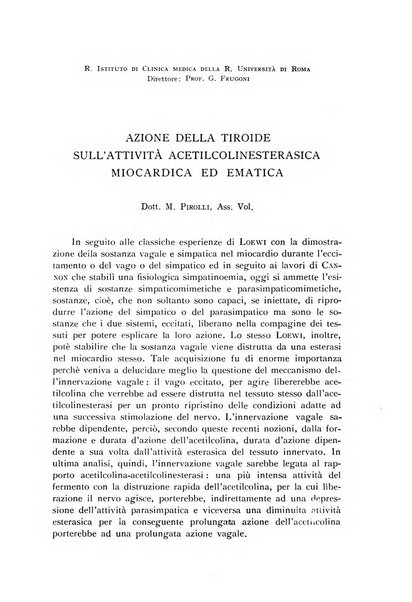 Fisiologia e medicina rassegna mensile