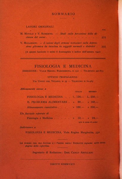 Fisiologia e medicina rassegna mensile