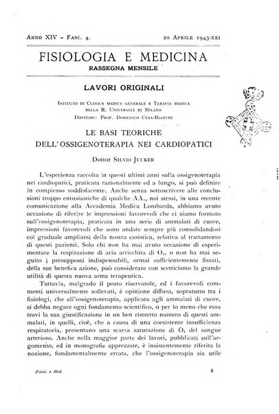 Fisiologia e medicina rassegna mensile