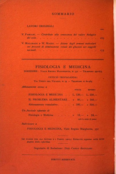 Fisiologia e medicina rassegna mensile