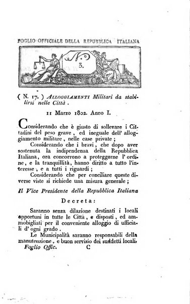 Foglio officiale della Repubblica italiana contenente i decreti, proclami, circolari ed avvisi, riguardanti l'amministrazione, pubblicati ...