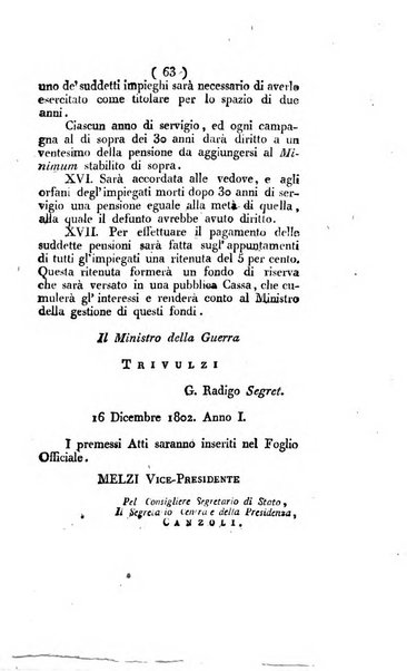 Foglio officiale della Repubblica italiana contenente i decreti, proclami, circolari ed avvisi, riguardanti l'amministrazione, pubblicati ...