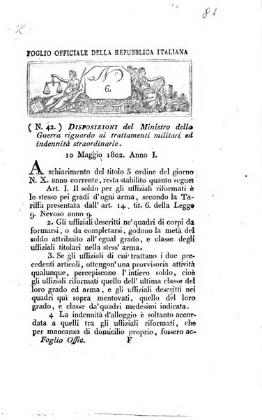 Foglio officiale della Repubblica italiana contenente i decreti, proclami, circolari ed avvisi, riguardanti l'amministrazione, pubblicati ...