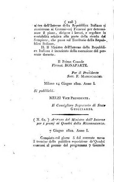 Foglio officiale della Repubblica italiana contenente i decreti, proclami, circolari ed avvisi, riguardanti l'amministrazione, pubblicati ...