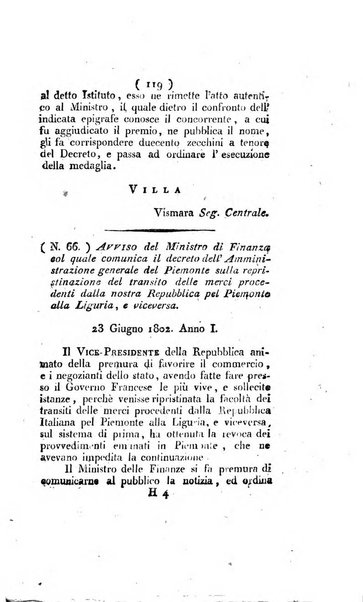 Foglio officiale della Repubblica italiana contenente i decreti, proclami, circolari ed avvisi, riguardanti l'amministrazione, pubblicati ...