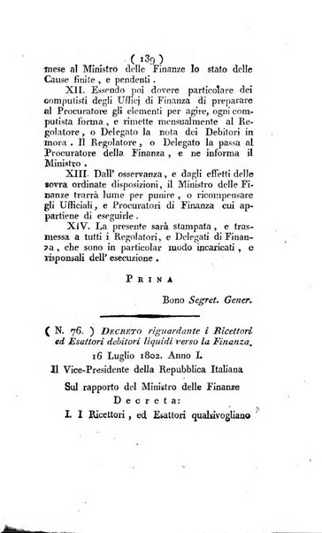 Foglio officiale della Repubblica italiana contenente i decreti, proclami, circolari ed avvisi, riguardanti l'amministrazione, pubblicati ...