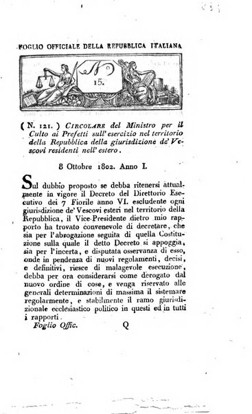 Foglio officiale della Repubblica italiana contenente i decreti, proclami, circolari ed avvisi, riguardanti l'amministrazione, pubblicati ...