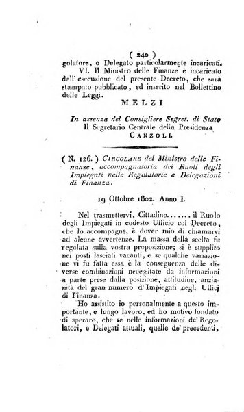 Foglio officiale della Repubblica italiana contenente i decreti, proclami, circolari ed avvisi, riguardanti l'amministrazione, pubblicati ...