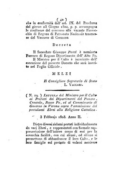 Foglio officiale della Repubblica italiana contenente i decreti, proclami, circolari ed avvisi, riguardanti l'amministrazione, pubblicati ...