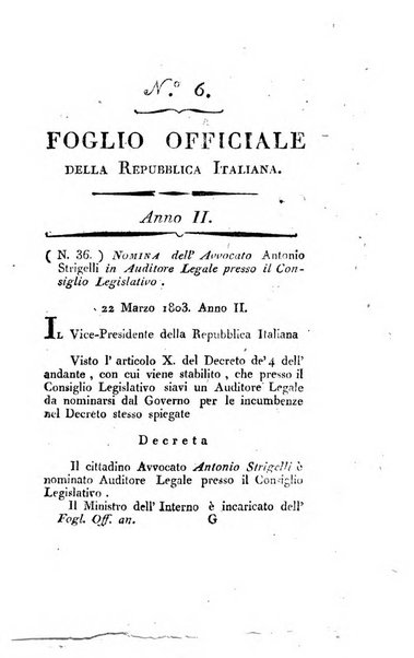 Foglio officiale della Repubblica italiana contenente i decreti, proclami, circolari ed avvisi, riguardanti l'amministrazione, pubblicati ...