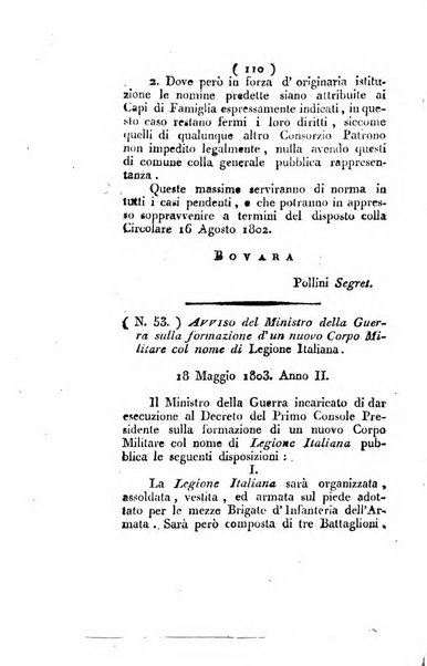 Foglio officiale della Repubblica italiana contenente i decreti, proclami, circolari ed avvisi, riguardanti l'amministrazione, pubblicati ...