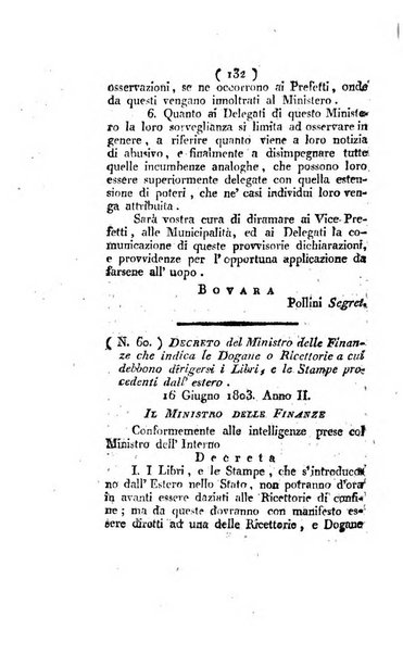 Foglio officiale della Repubblica italiana contenente i decreti, proclami, circolari ed avvisi, riguardanti l'amministrazione, pubblicati ...