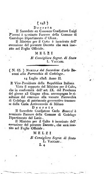 Foglio officiale della Repubblica italiana contenente i decreti, proclami, circolari ed avvisi, riguardanti l'amministrazione, pubblicati ...