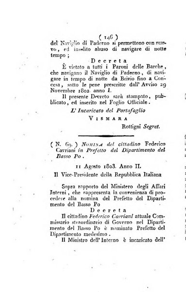 Foglio officiale della Repubblica italiana contenente i decreti, proclami, circolari ed avvisi, riguardanti l'amministrazione, pubblicati ...