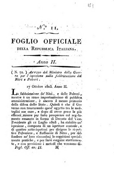 Foglio officiale della Repubblica italiana contenente i decreti, proclami, circolari ed avvisi, riguardanti l'amministrazione, pubblicati ...