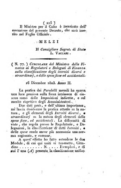 Foglio officiale della Repubblica italiana contenente i decreti, proclami, circolari ed avvisi, riguardanti l'amministrazione, pubblicati ...