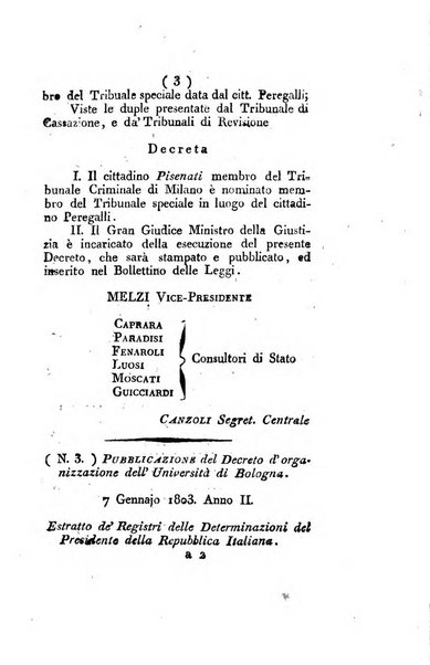 Foglio officiale della Repubblica italiana contenente i decreti, proclami, circolari ed avvisi, riguardanti l'amministrazione, pubblicati ...