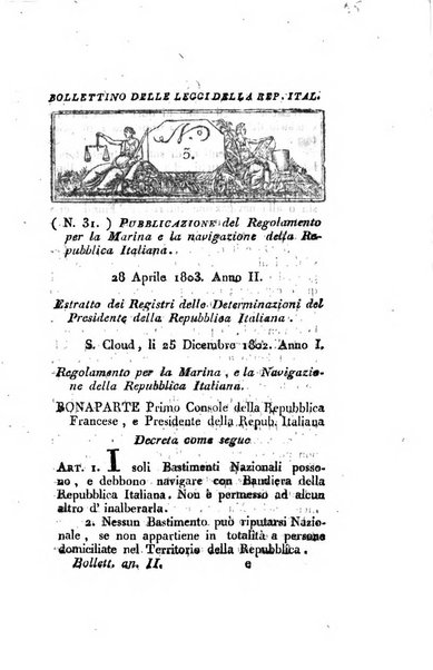 Foglio officiale della Repubblica italiana contenente i decreti, proclami, circolari ed avvisi, riguardanti l'amministrazione, pubblicati ...