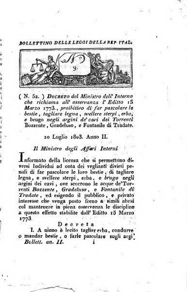 Foglio officiale della Repubblica italiana contenente i decreti, proclami, circolari ed avvisi, riguardanti l'amministrazione, pubblicati ...