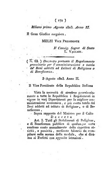 Foglio officiale della Repubblica italiana contenente i decreti, proclami, circolari ed avvisi, riguardanti l'amministrazione, pubblicati ...