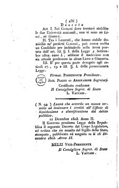 Foglio officiale della Repubblica italiana contenente i decreti, proclami, circolari ed avvisi, riguardanti l'amministrazione, pubblicati ...