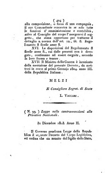 Foglio officiale della Repubblica italiana contenente i decreti, proclami, circolari ed avvisi, riguardanti l'amministrazione, pubblicati ...