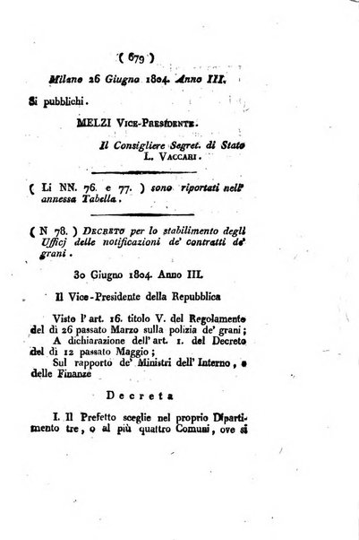 Foglio officiale della Repubblica italiana contenente i decreti, proclami, circolari ed avvisi, riguardanti l'amministrazione, pubblicati ...