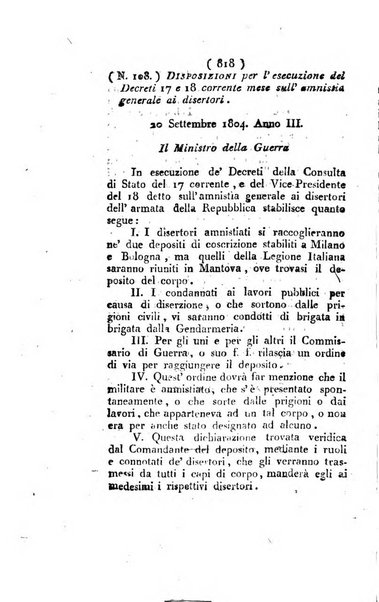 Foglio officiale della Repubblica italiana contenente i decreti, proclami, circolari ed avvisi, riguardanti l'amministrazione, pubblicati ...