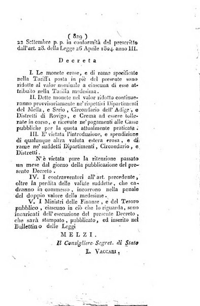 Foglio officiale della Repubblica italiana contenente i decreti, proclami, circolari ed avvisi, riguardanti l'amministrazione, pubblicati ...