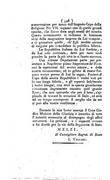 Foglio officiale della Repubblica italiana contenente i decreti, proclami, circolari ed avvisi, riguardanti l'amministrazione, pubblicati ...