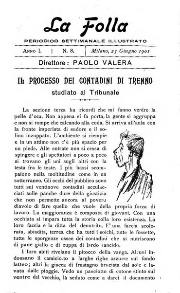 La folla periodico settimanale illustrato