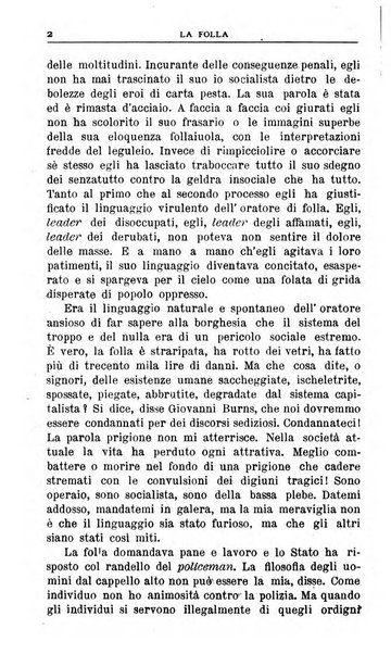 La folla periodico settimanale illustrato